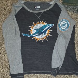 Team Apparel Women's Gray Long Sleeve Shirt